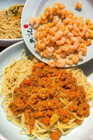 Crab yellow noodles(Anchor development)